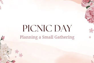 plan a small event for you