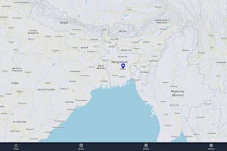 deploy google map, database, and secure authentication