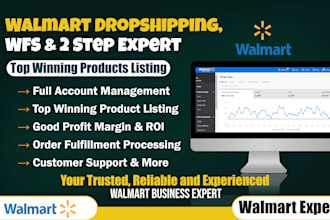 be your walmart 2 step dropshipping virtual assistant VA