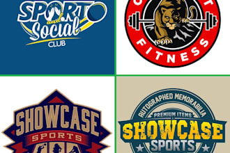 design sports logo for team, event, league, tournament, competition and other
