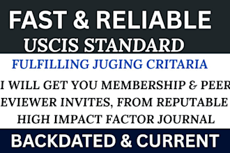 make you peer reviewer and pass judging criteria for eb1 current and backdated