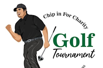 create an awesome golf club logo in 16 hours
