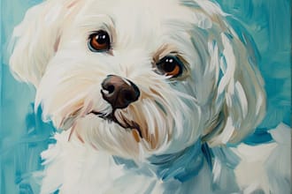 draw your cat, dog, or any pet into cartoon vector portrait