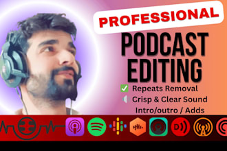 professionally edit, mix, and produce your podcast