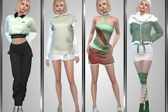 create sims 4 custom content and character design
