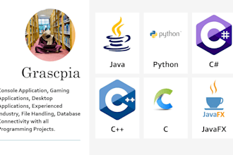 do your javafx, java swing, java projects, python, csharp, java script and cpp