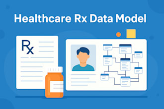 deliver a healthcare prescription data model with erd and sql scripts