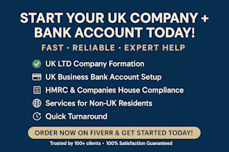 do uk company registration in uk and uk bank account,wise,stripe,revolute