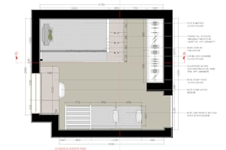 create professional interior design working drawings and 2d floor plans