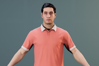 sculpt 3d metahuman character, realistic digital human avatar modeling humanoid