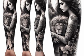 create sleeves tattoo design