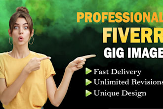 professional fiverr gig image design service