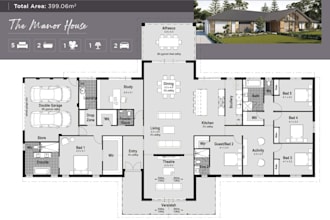 design residential interior floor plan with furniture layout
