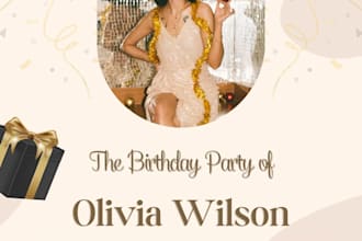 design custom wedding, birthday or party invitations