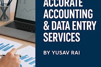 do accounting, data entry, erp, vat return filing corporate tax registration
