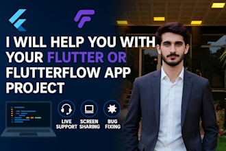help you with your flutter or flutterflow app project