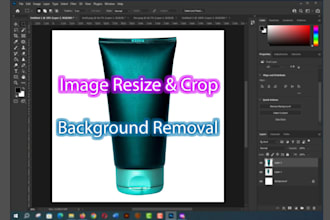 resize image and cropping, bulk remove background