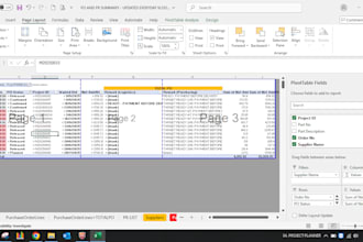 build a custom excel dashboard or tracker for your business