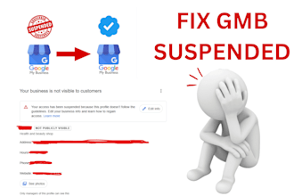reinstate and fix suspended google my business profile