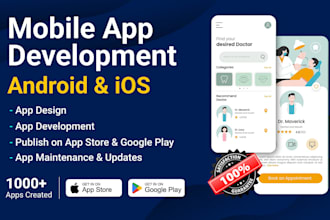 develop android iphone app, mobile app development, ios app and android app
