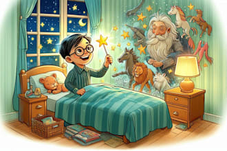 draw children book illustrations and book cover