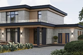 renovate landscape lawn, house staging,gazebo terrace,pergola veranda,cgi render
