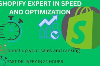 be your shopify expert for speed optimization audit  and conversion