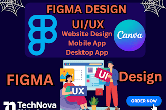 design a professional and modern website UI design in figma