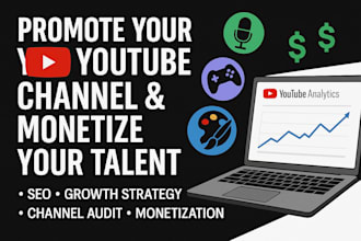 promote your youtube channel and turn your hidden talent into income