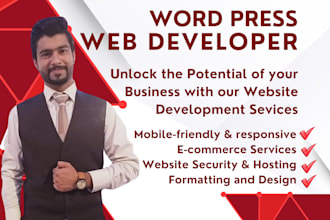 design wordpress website and development