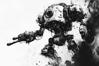 do detailed warhammer illustration, paint warhammer