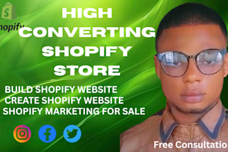 build shopify store create shopify website high converting dropshipping store