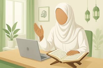 teach quran with tajweed to kids and adults