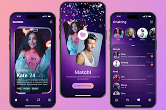 develop ai nsfw app, ai girlfriend app, match making app, online dating app