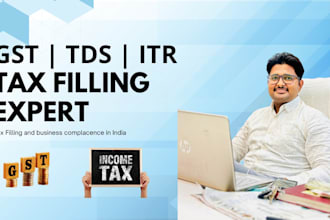 file gst return, income tax return, tds, and tcs filing online
