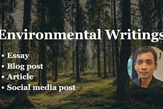 write impactful environmental writings