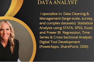 do any statistical task using spss, stata and excel