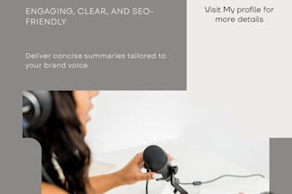 write professional podcast show notes for you