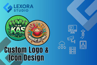 design a professional logo and custom icons and free favicon