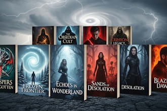 design professional fantasy book cover, ebook cover