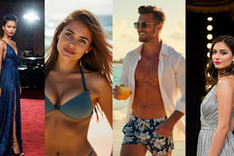 create realistic ai generated model images and videos
