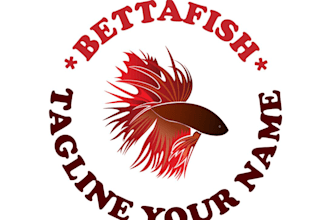 design fishing logo with free source file