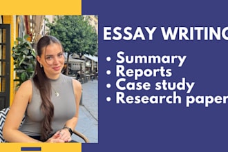 do case study analysis, report, assignment, apa paper, research summary writing