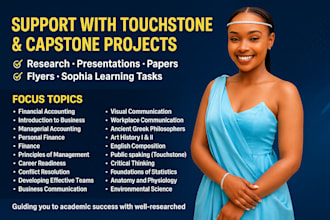 offer a thorough guide on sophia learning, touchstone, courses, and assignment
