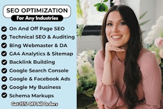 do SEO for real estate photography ecommerce healthcare and law firm website