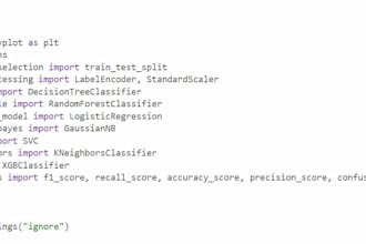 build machine learning, deep learning, or nlp models and analyze your data