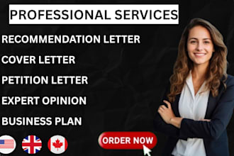 draft an eb1, eb2 niw visa petition or cover letter for immigration