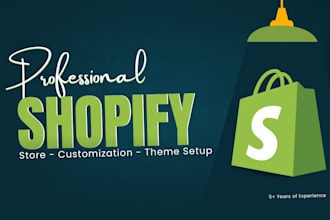 make professional shopify store