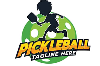 design beautiful pickball logo