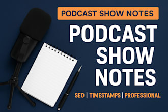 create detailed podcast show notes to boost reach and engagement